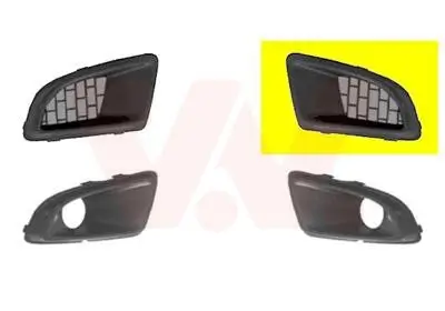 Lüftungsgitter, Stoßfänger vorne links VAN WEZEL 1778591