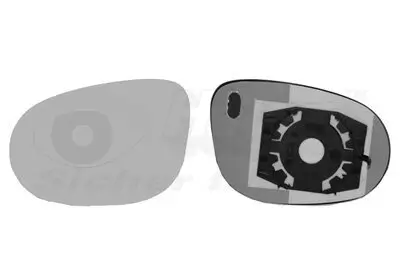 Spiegelglas, Außenspiegel links VAN WEZEL 1779831