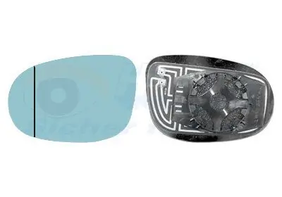 Spiegelglas, Außenspiegel links VAN WEZEL 1787837 Bild Spiegelglas, Außenspiegel links VAN WEZEL 1787837