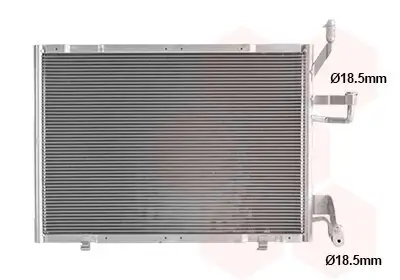 Kondensator, Klimaanlage VAN WEZEL 18015713 Bild Kondensator, Klimaanlage VAN WEZEL 18015713