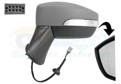 Außenspiegel links VAN WEZEL 1802807