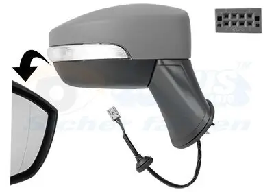 Außenspiegel rechts VAN WEZEL 1802808 Bild Außenspiegel rechts VAN WEZEL 1802808