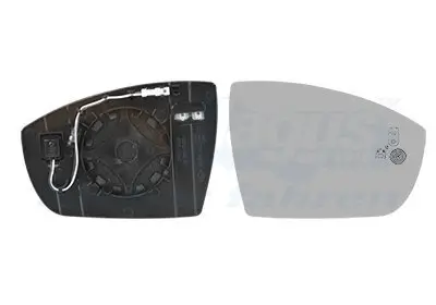 Spiegelglas, Außenspiegel rechts VAN WEZEL 1802836