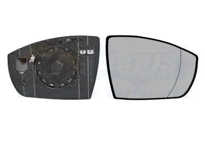 Spiegelglas, Außenspiegel rechts VAN WEZEL 1802838 Bild Spiegelglas, Außenspiegel rechts VAN WEZEL 1802838