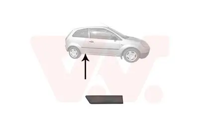 Zier-/Schutzleiste, Seitenwand hinten rechts VAN WEZEL 1806430