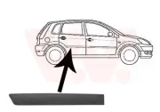 Zier-/Schutzleiste, Tür hinten rechts VAN WEZEL 1806426