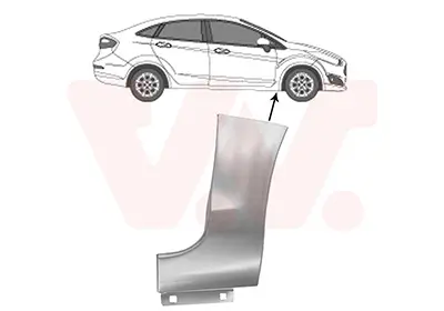 Kotflügel vorne rechts unten VAN WEZEL 1807156 Bild Kotflügel vorne rechts unten VAN WEZEL 1807156