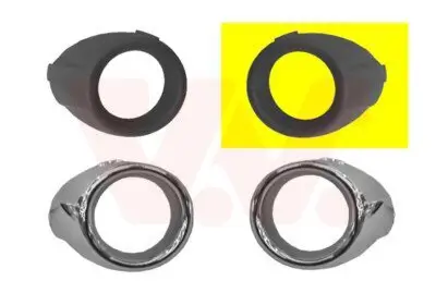 Lüftungsgitter, Stoßfänger vorne links VAN WEZEL 1807593 Bild Lüftungsgitter, Stoßfänger vorne links VAN WEZEL 1807593