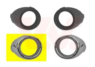 Lüftungsgitter, Stoßfänger vorne rechts VAN WEZEL 1807596 Bild Lüftungsgitter, Stoßfänger vorne rechts VAN WEZEL 1807596