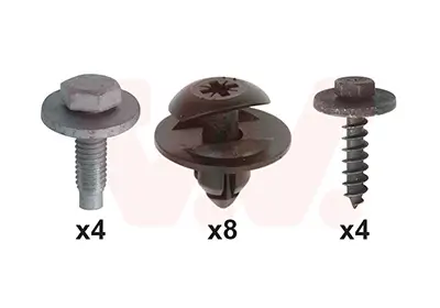 Montagesatz, Kotflügel vorne links vorne rechts VAN WEZEL 1809796 Bild Montagesatz, Kotflügel vorne links vorne rechts VAN WEZEL 1809796