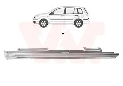 Einstiegsblech links VAN WEZEL 1810103