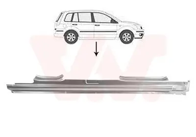 Einstiegsblech rechts VAN WEZEL 1810104 Bild Einstiegsblech rechts VAN WEZEL 1810104