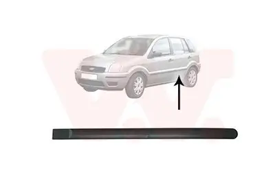 Zier-/Schutzleiste, Tür hinten links VAN WEZEL 1810425 Bild Zier-/Schutzleiste, Tür hinten links VAN WEZEL 1810425