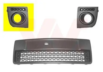 Lüftungsgitter, Stoßfänger vorne rechts VAN WEZEL 1811594 Bild Lüftungsgitter, Stoßfänger vorne rechts VAN WEZEL 1811594