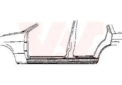 Einstiegsblech VAN WEZEL 1837104