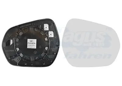 Spiegelglas, Außenspiegel rechts VAN WEZEL 1853838 Bild Spiegelglas, Außenspiegel rechts VAN WEZEL 1853838