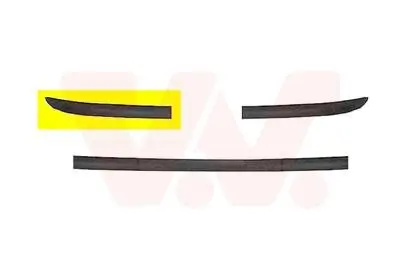 Zier-/Schutzleiste, Stoßfänger hinten links VAN WEZEL 1861553 Bild Zier-/Schutzleiste, Stoßfänger hinten links VAN WEZEL 1861553