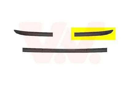 Zier-/Schutzleiste, Stoßfänger hinten rechts VAN WEZEL 1861554