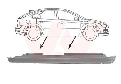 Einstiegsblech VAN WEZEL 1863104