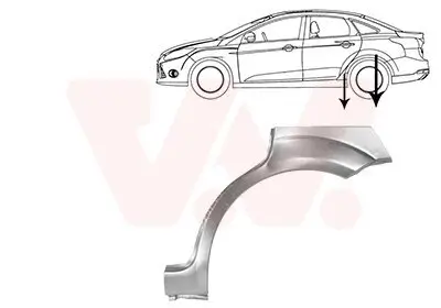 Seitenwand hinten links VAN WEZEL 1863145 Bild Seitenwand hinten links VAN WEZEL 1863145