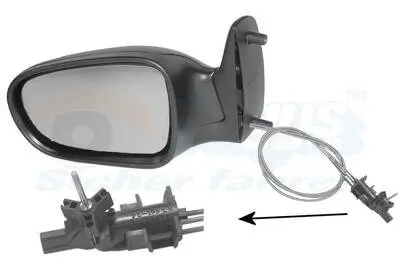 Außenspiegel links VAN WEZEL 1868803