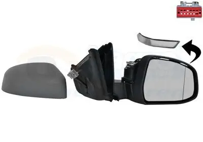 Außenspiegel rechts VAN WEZEL 1882808