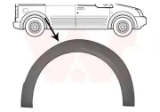 Verbreiterung, Kotflügel hinten rechts VAN WEZEL 1884524