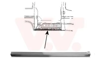 Einstiegsblech VAN WEZEL 1898110