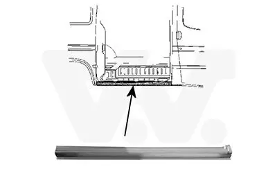 Einstiegsblech VAN WEZEL 1898112 Bild Einstiegsblech VAN WEZEL 1898112