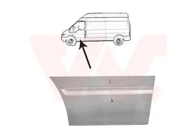 Tür, Karosserie links VAN WEZEL 1898171 Bild Tür, Karosserie links VAN WEZEL 1898171