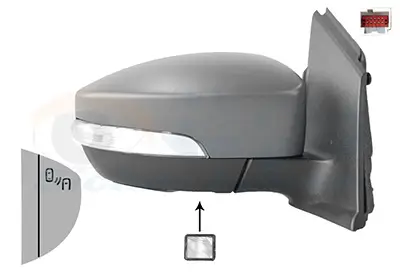 Außenspiegel rechts VAN WEZEL 1906828