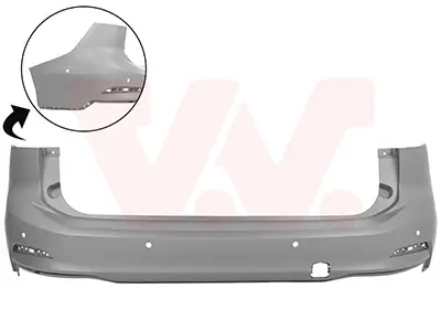 Stoßfänger hinten VAN WEZEL 1949549