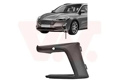 Zier-/Schutzleiste, Stoßfänger vorne links unten VAN WEZEL 1949583 Bild Zier-/Schutzleiste, Stoßfänger vorne links unten VAN WEZEL 1949583