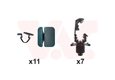 Montagesatz, Motorhaube vorne VAN WEZEL 1949797