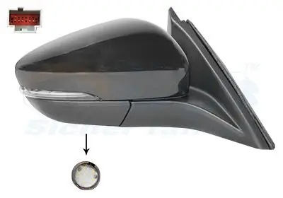 Außenspiegel rechts VAN WEZEL 1949818 Bild Außenspiegel rechts VAN WEZEL 1949818