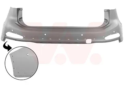 Stoßfänger hinten VAN WEZEL 1950546 Bild Stoßfänger hinten VAN WEZEL 1950546