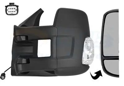 Außenspiegel links VAN WEZEL 1991821 Bild Außenspiegel links VAN WEZEL 1991821