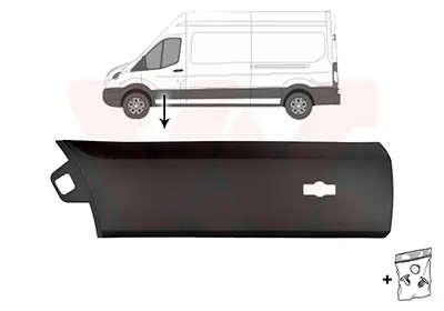 Zier-/Schutzleiste, Tür vorne links VAN WEZEL 1992423 Bild Zier-/Schutzleiste, Tür vorne links VAN WEZEL 1992423