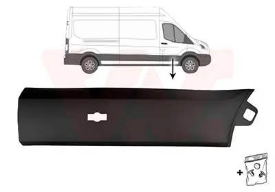 Zier-/Schutzleiste, Tür vorne rechts VAN WEZEL 1992424 Bild Zier-/Schutzleiste, Tür vorne rechts VAN WEZEL 1992424