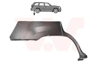 Seitenwand hinten rechts VAN WEZEL 2117148