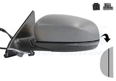 Außenspiegel links VAN WEZEL 2128811