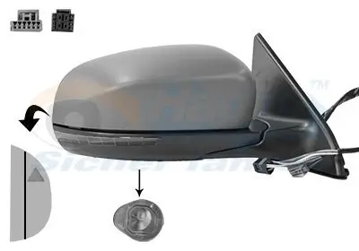 Außenspiegel rechts VAN WEZEL 2128828 Bild Außenspiegel rechts VAN WEZEL 2128828