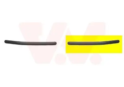 Zier-/Schutzleiste, Stoßfänger vorne links VAN WEZEL 2527583