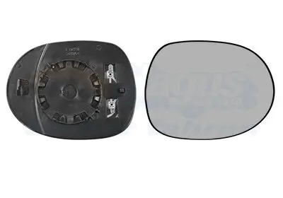 Spiegelglas, Außenspiegel rechts VAN WEZEL 2580838