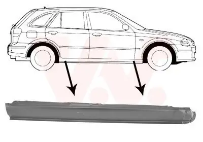 Einstiegsblech rechts VAN WEZEL 2732104 Bild Einstiegsblech rechts VAN WEZEL 2732104