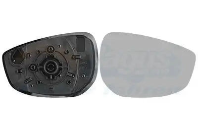 Spiegelglas, Außenspiegel rechts VAN WEZEL 2751832