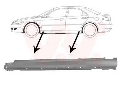 Einstiegsblech links VAN WEZEL 2754103 Bild Einstiegsblech links VAN WEZEL 2754103