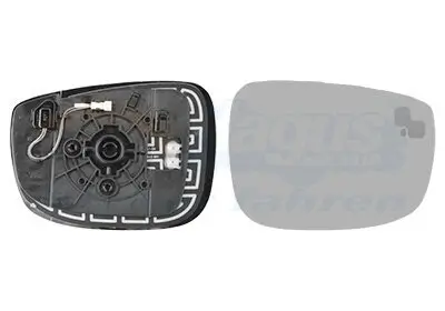Spiegelglas, Außenspiegel rechts VAN WEZEL 2773836 Bild Spiegelglas, Außenspiegel rechts VAN WEZEL 2773836