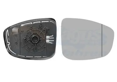 Spiegelglas, Außenspiegel rechts VAN WEZEL 2780838 Bild Spiegelglas, Außenspiegel rechts VAN WEZEL 2780838