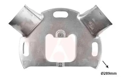 Spritzblech, Bremsscheibe Vorderachse links Vorderachse rechts Vorderachse VAN WEZEL 2812371